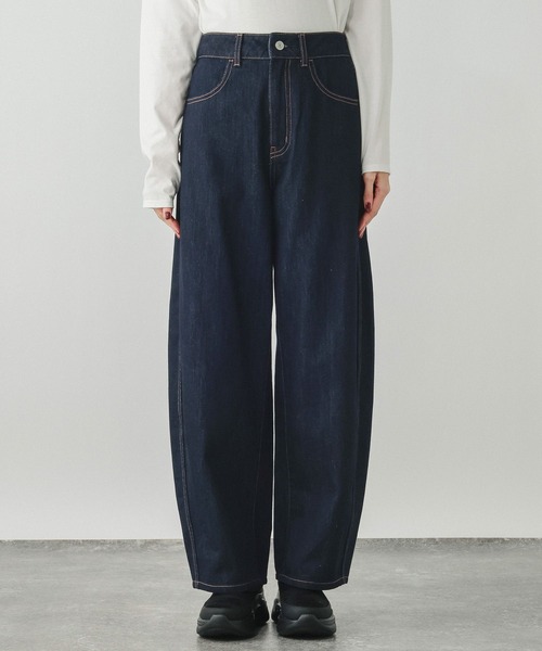 GOODデニムバレルパンツ/600980（デニムパンツ）｜GLOBAL WORK