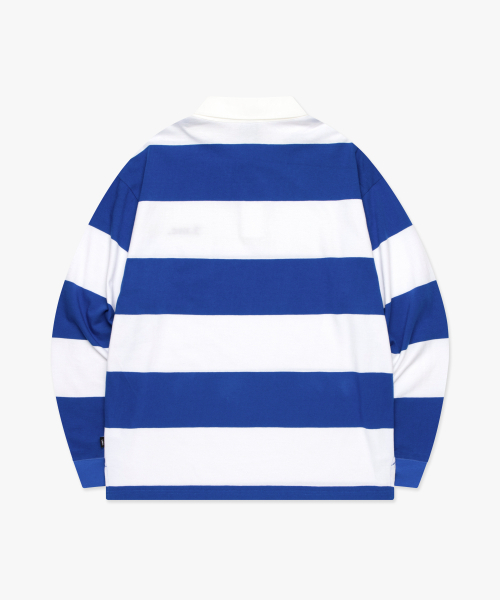 LMCの「STRIPE GOTHIC NAME RUGBY SHIRT blue(ポロシャツ・レディース・その他・S/M/L/XL)」の6枚目の写真