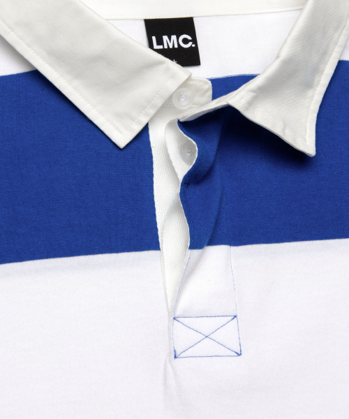 LMCの「STRIPE GOTHIC NAME RUGBY SHIRT blue(ポロシャツ・レディース・その他・S/M/L/XL)」の7枚目の写真