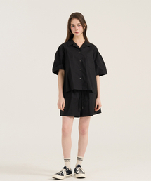 ネロストリングショートパンツ - ブラック