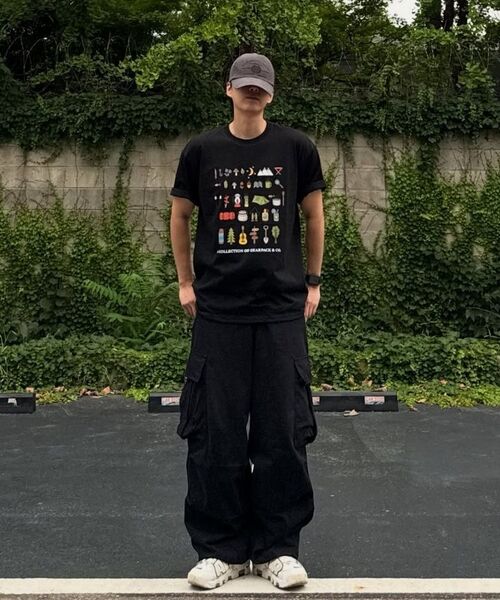 WORKS & CO.（ワークス アンド コー）の「キャンピングコレクション 半袖Tシャツ (ネイビー)（Tシャツ/カットソー・メンズ・その他・XL/M/L/2XL）」の9枚目の写真