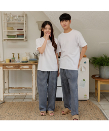JJNIYA（チニヤ）の「共用エイジ 9部パジャマパンツ（ルームウェア/パジャマ）」