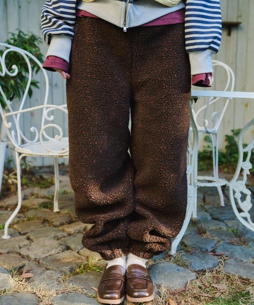 common gull products.（コモンガルプロダクツ）の「ボアパンツ（その他パンツ・レディース・ホワイト系/ブラウン系/ネイビー・SMALL/MEDIUM/LARGE）」の2枚目の写真