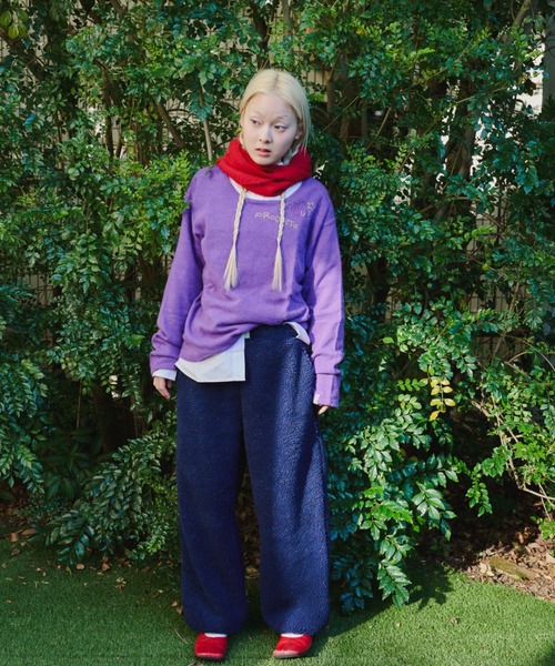 common gull products.（コモンガルプロダクツ）の「ボアパンツ（その他パンツ・レディース・ホワイト系/ブラウン系/ネイビー・SMALL/MEDIUM/LARGE）」の4枚目の写真