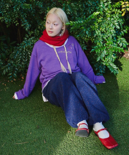 common gull products.（コモンガルプロダクツ）の「ボアパンツ（その他パンツ・レディース・ホワイト系/ブラウン系/ネイビー・SMALL/MEDIUM/LARGE）」の7枚目の写真