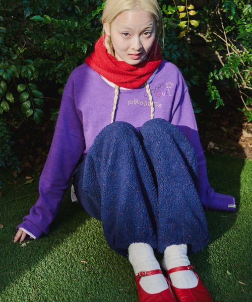 common gull products.（コモンガルプロダクツ）の「ボアパンツ（その他パンツ・レディース・ホワイト系/ブラウン系/ネイビー・SMALL/MEDIUM/LARGE）」の8枚目の写真