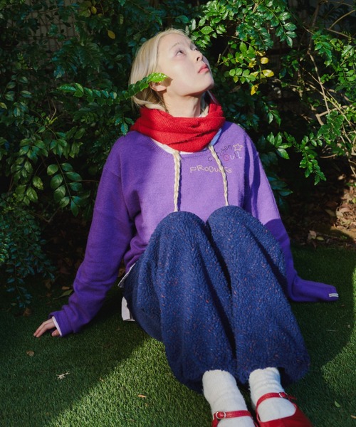 common gull products.（コモンガルプロダクツ）の「ボアパンツ（その他パンツ・レディース・ホワイト系/ブラウン系/ネイビー・SMALL/MEDIUM/LARGE）」の9枚目の写真