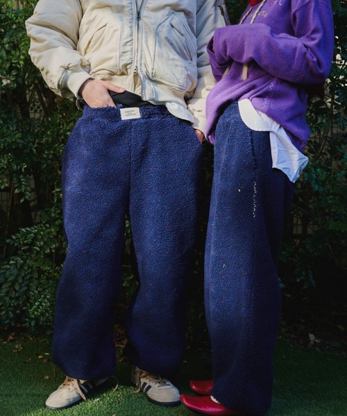 common gull products.（コモンガルプロダクツ）の「ボアパンツ（その他パンツ・レディース・ホワイト系/ブラウン系/ネイビー・SMALL/MEDIUM/LARGE）」の15枚目の写真