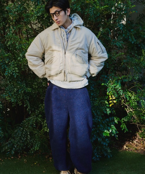 common gull products.（コモンガルプロダクツ）の「ボアパンツ（その他パンツ・レディース・ホワイト系/ブラウン系/ネイビー・SMALL/MEDIUM/LARGE）」の16枚目の写真