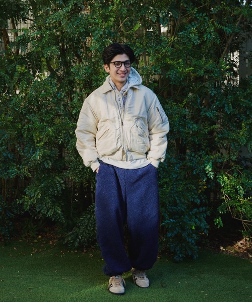 common gull products.（コモンガルプロダクツ）の「ボアパンツ（その他パンツ・レディース・ホワイト系/ブラウン系/ネイビー・SMALL/MEDIUM/LARGE）」の17枚目の写真