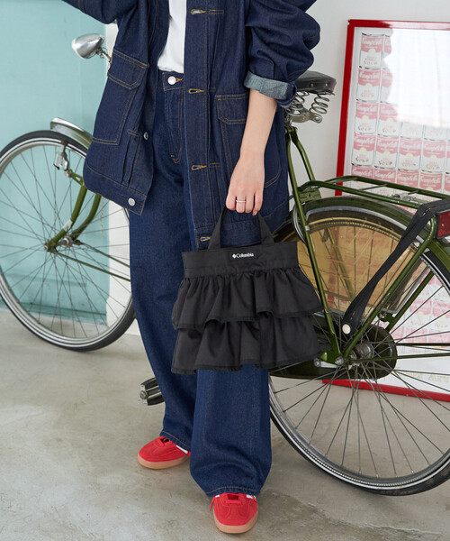 FREAK'S STORE(フリークスストア)の「限定展開 Columbia × FREAK'S STORE/コロンビア 別注 New Woolley Cove Shoulder Tote/ニュー ウーリー コーブ ショルダー トート(ショルダーバッグ・レディース・オリーブ/ベージュ/ブラック・ONE SIZE)」の9枚目の写真