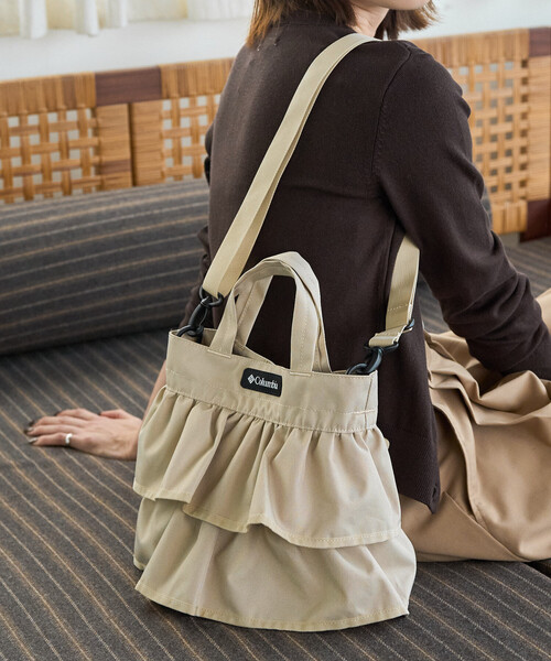 FREAK'S STORE(フリークスストア)の「限定展開 Columbia × FREAK'S STORE/コロンビア 別注 New Woolley Cove Shoulder Tote/ニュー ウーリー コーブ ショルダー トート(ショルダーバッグ・レディース・オリーブ/ベージュ/ブラック・ONE SIZE)」の13枚目の写真