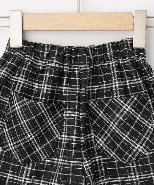 SHOO・LA・RUE（シューラルー）の「【100-150cm】チェックスカパン（スカート・キッズ・ブラック系1/パープル系1/サックスブルー系1・10/15 /14/13/12/11）」の7枚目の写真