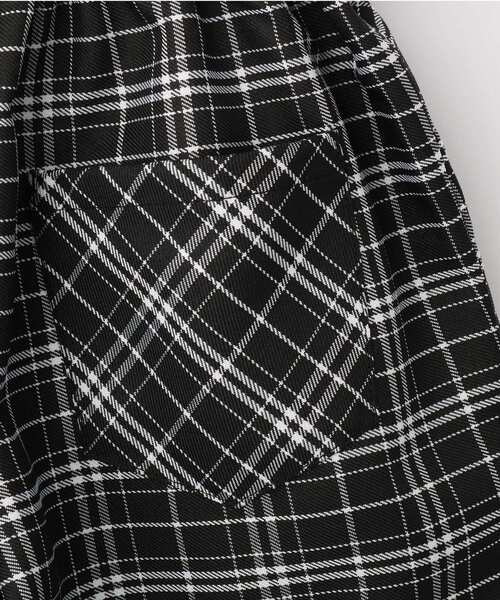 SHOO・LA・RUE（シューラルー）の「【100-150cm】チェックスカパン（スカート・キッズ・ブラック系1/パープル系1/サックスブルー系1・10/15 /14/13/12/11）」の8枚目の写真