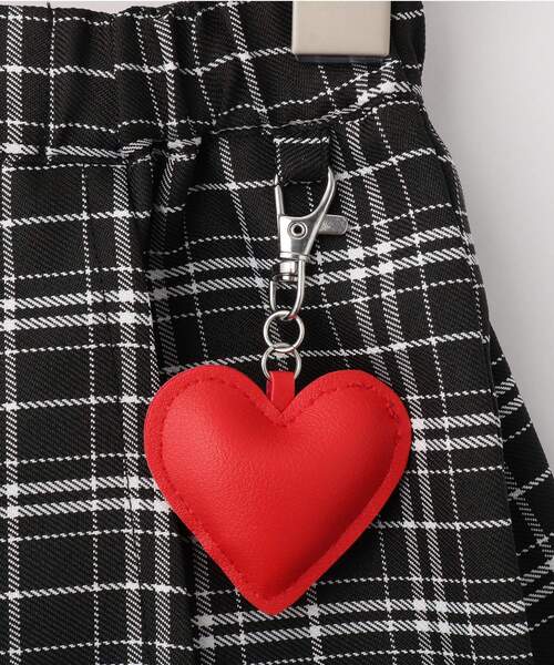 SHOO・LA・RUE（シューラルー）の「【100-150cm】チェックスカパン（スカート・キッズ・ブラック系1/パープル系1/サックスブルー系1・10/15 /14/13/12/11）」の11枚目の写真