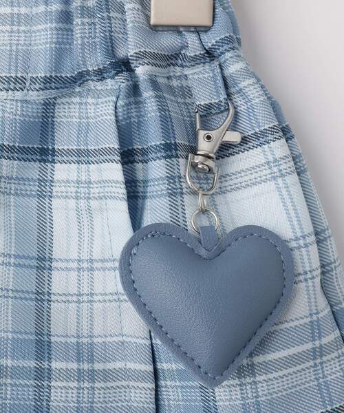 SHOO・LA・RUE（シューラルー）の「【100-150cm】チェックスカパン（スカート・キッズ・ブラック系1/パープル系1/サックスブルー系1・10/15 /14/13/12/11）」の13枚目の写真