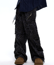 RSSC（アールエスエスシー）の「WRINKLE MIXED LEOPARD CARGO PANTS - NAVY（その他パンツ）」
