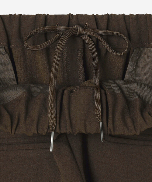 Morris & Sons（モリスアンドサンズ）の「MORRIS & SONS | ポリエステルダブルクロス ワイドイージーパンツ WOMEN（その他パンツ・レディース・ネイビー/チャコール/ブラック/ブラウン・1/0）」の9枚目の写真