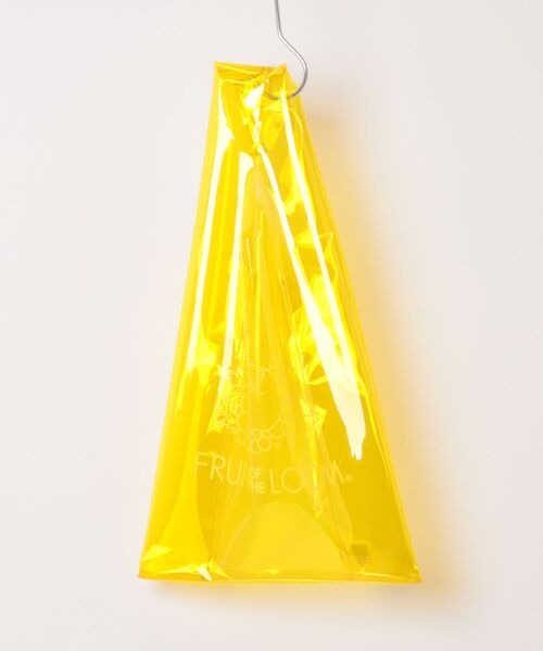 FRUIT OF THE LOOM（フルーツオブザルーム）の「【FRUIT OF THE LOOM】FTL EX CLEAR SHOPPING BAG /ブランドロゴ クリアカラー エコバッグ（エコバッグ/サブバッグ・メンズ・サックスブルー/ライトブルー/イエロー/ホワイト・FREE）」の4枚目の写真