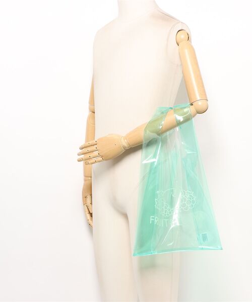 FRUIT OF THE LOOM（フルーツオブザルーム）の「【FRUIT OF THE LOOM】FTL EX CLEAR SHOPPING BAG /ブランドロゴ クリアカラー エコバッグ（エコバッグ/サブバッグ・メンズ・サックスブルー/ライトブルー/イエロー/ホワイト・FREE）」の8枚目の写真