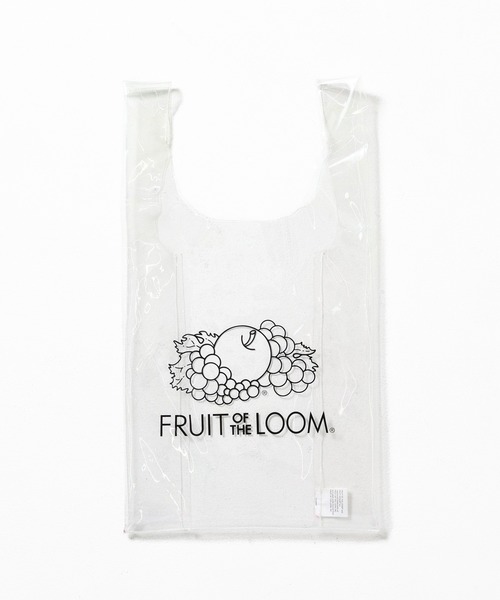 FRUIT OF THE LOOM(フルーツオブザルーム)の「【FRUIT OF THE LOOM】FTL EX CLEAR SHOPPING BAG /ブランドロゴ クリアカラー エコバッグ(エコバッグ/サブバッグ・メンズ・サックスブルー/ライトブルー/イエロー/ホワイト・FREE)」の1枚目の写真
