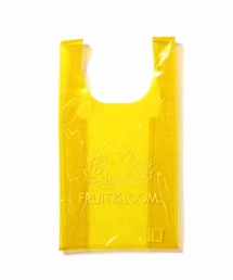 【FRUIT OF THE LOOM】FTL EX CLEAR SHOPPING BAG /ブランドロゴ クリアカラー エコバッグ