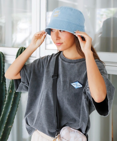 Kahiko(カヒコ)の「【Kahiko】SURF&Palms バートンハット(ハット・レディース・ライトブルー/ブラック・FREE)」の10枚目の写真