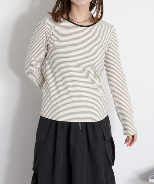 cepo(セポ)の「〈前後2way〉ホルターネックプルオーバー(Tシャツ/カットソー・レディース・ホワイト系その他/オフホワイト/グレー/ブラック・M)」の20枚目の写真