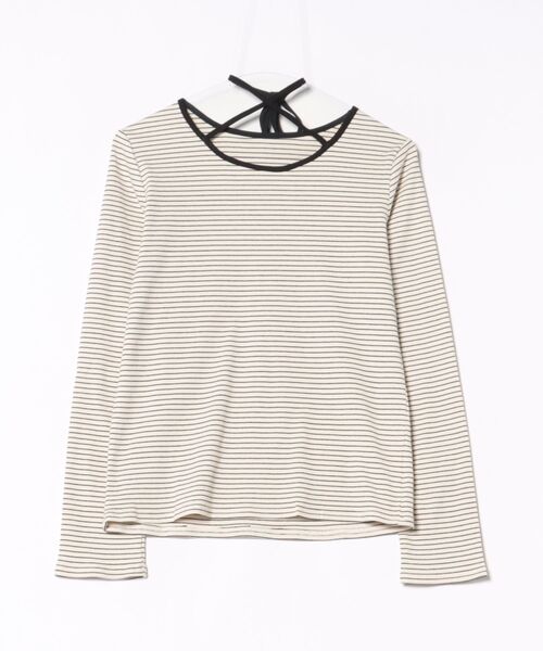 cepo(セポ)の「〈前後2way〉ホルターネックプルオーバー(Tシャツ/カットソー・レディース・ホワイト系その他/オフホワイト/グレー/ブラック・M)」の13枚目の写真