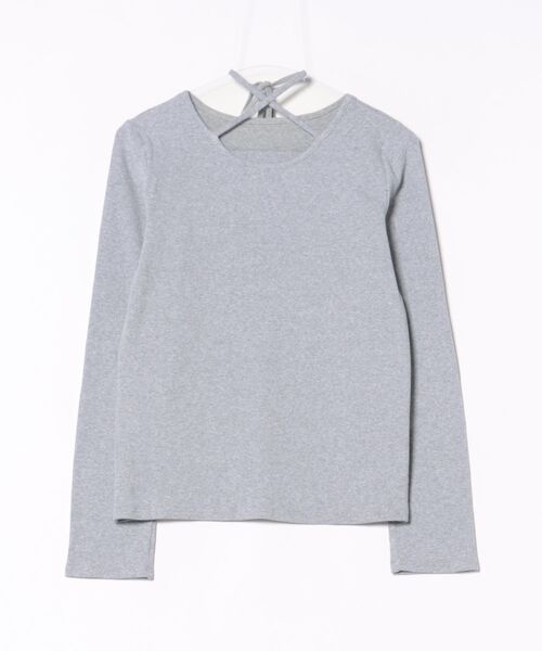 cepo(セポ)の「〈前後2way〉ホルターネックプルオーバー(Tシャツ/カットソー・レディース・ホワイト系その他/オフホワイト/グレー/ブラック・M)」の15枚目の写真