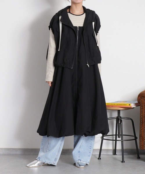 cepo(セポ)の「〈前後2way〉ホルターネックプルオーバー(Tシャツ/カットソー・レディース・ホワイト系その他/オフホワイト/グレー/ブラック・M)」の7枚目の写真