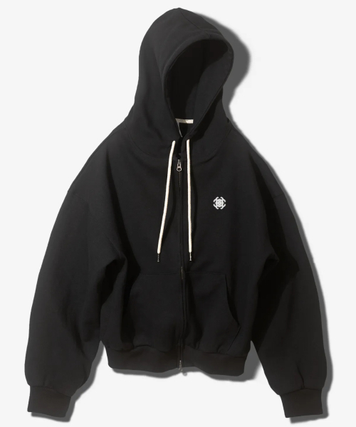 Shinvol Off-White Fit Frying — худи фуджип (черный), начес (подкладка)
