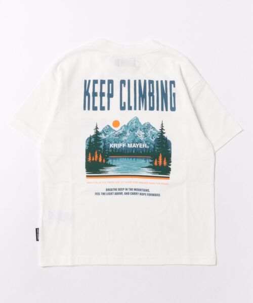 KRIFF MAYER Kid's Collection（クリフメイヤーキッズコレクション）の「【綿100％】天竺プリントT(山)（Tシャツ/カットソー・キッズ・ブラック/オフホワイト/ブルー/グリーン・160/150/140/130/120/170）」の6枚目の写真