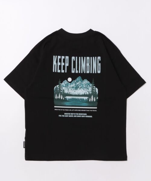 KRIFF MAYER Kid's Collection（クリフメイヤーキッズコレクション）の「【綿100％】天竺プリントT(山)（Tシャツ/カットソー・キッズ・ブラック/オフホワイト/ブルー/グリーン・160/150/140/130/120/170）」の7枚目の写真