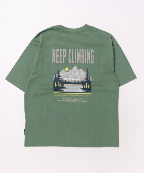 KRIFF MAYER Kid's Collection（クリフメイヤーキッズコレクション）の「【綿100％】天竺プリントT(山)（Tシャツ/カットソー・キッズ・ブラック/オフホワイト/ブルー/グリーン・160/150/140/130/120/170）」の8枚目の写真