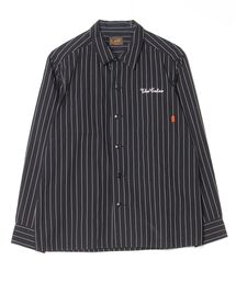 CALEE（キャリー）の「ストライプ柄長袖シャツ（シャツ/ブラウス）」