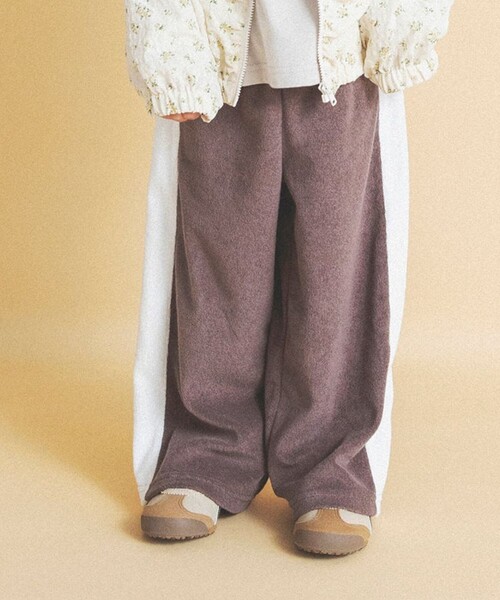 aBity select（アビティセレクト）の「【aBity select./アビティセレクト】サイドラインパイルロングパンツ（その他パンツ・キッズ・ブラウン/ピンク/杢グレー・110/100/120/130/90）」の10枚目の写真