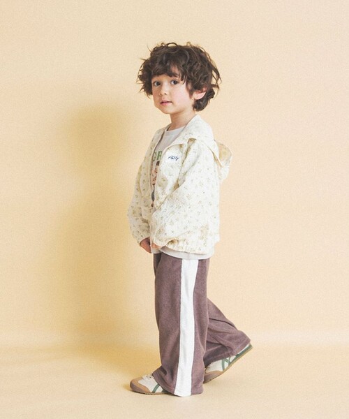 aBity select（アビティセレクト）の「【aBity select./アビティセレクト】サイドラインパイルロングパンツ（その他パンツ・キッズ・ブラウン/ピンク/杢グレー・110/100/120/130/90）」の11枚目の写真