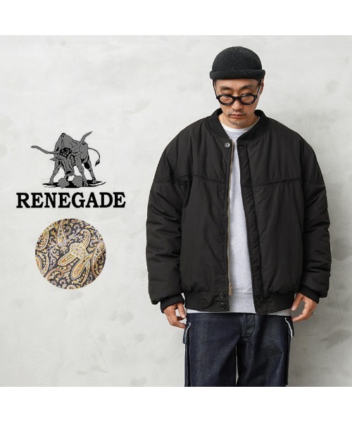 WAIPER.inc（ワイパーインク）の「RENEGADE SPORTS レネゲードスポーツ RENE1370 ウォーターレジスタント ダービースタイル ジャケット（ブルゾン・メンズ・ブラック・M/L）」の5枚目の写真