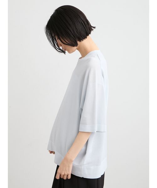 MIESROHE（ミースロエ）の「【洗える】シアーワイドニット（ニット/セーター・レディース・ライトベージュ/ホワイト/その他/ライトブルー・F）」の15枚目の写真