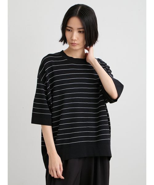 MIESROHE（ミースロエ）の「【洗える】シアーワイドニット（ニット/セーター・レディース・ライトベージュ/ホワイト/その他/ライトブルー・F）」の11枚目の写真