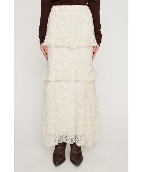 SLY(スライ)の「LACE MERMAID SK レースマーメイドスカート 春服(スカート・レディース・アイボリー/ブラック・FREE)」の7枚目の写真