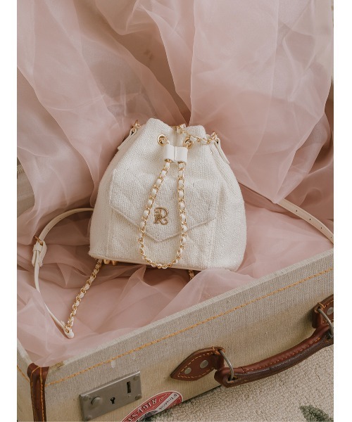 Darich(ダーリッチ)の「Vernal Tweed キルティングリュック(バックパック/リュック・レディース・アイボリー/イエロー・FREE)」の1枚目の写真