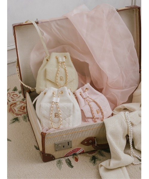 Darich(ダーリッチ)の「Vernal Tweed キルティングリュック(バックパック/リュック・レディース・アイボリー/イエロー・FREE)」の3枚目の写真