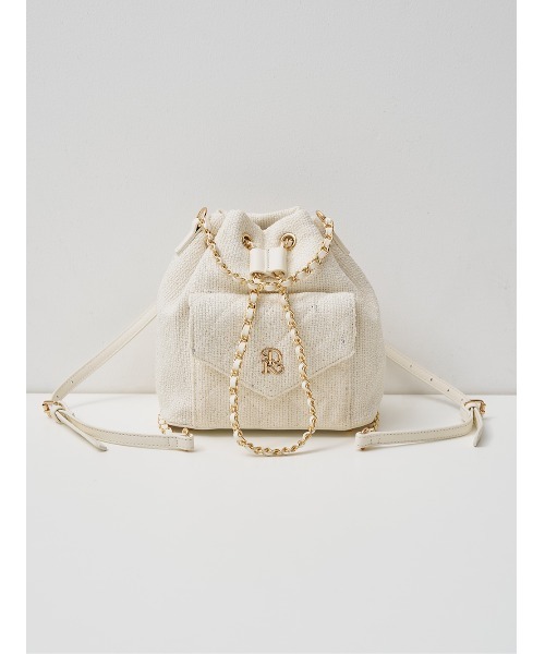 Darich(ダーリッチ)の「Vernal Tweed キルティングリュック(バックパック/リュック・レディース・アイボリー/イエロー・FREE)」の21枚目の写真