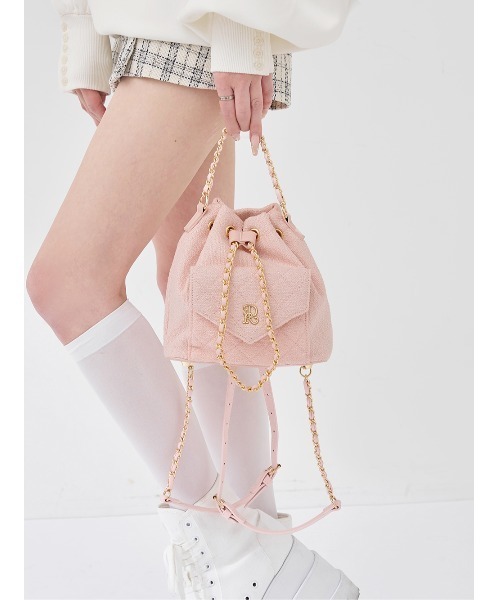 Darich(ダーリッチ)の「Vernal Tweed キルティングリュック(バックパック/リュック・レディース・アイボリー/イエロー・FREE)」の12枚目の写真