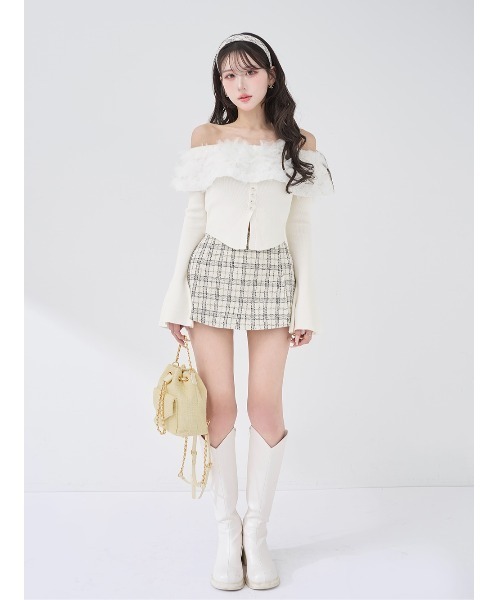 Darich(ダーリッチ)の「Vernal Tweed キルティングリュック(バックパック/リュック・レディース・アイボリー/イエロー・FREE)」の19枚目の写真