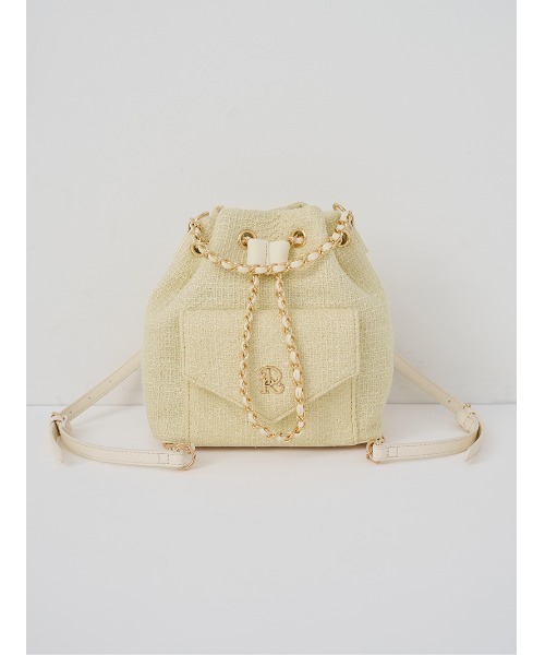 Darich(ダーリッチ)の「Vernal Tweed キルティングリュック(バックパック/リュック・レディース・アイボリー/イエロー・FREE)」の22枚目の写真