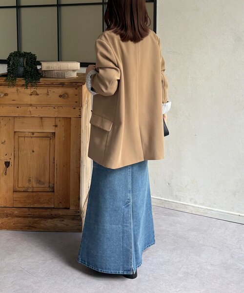Thevon(ゼボン)の「フリンジデニムマーメイドスカート(スカート・レディース・ブルー/ブラック/ネイビー・S/M)」の22枚目の写真