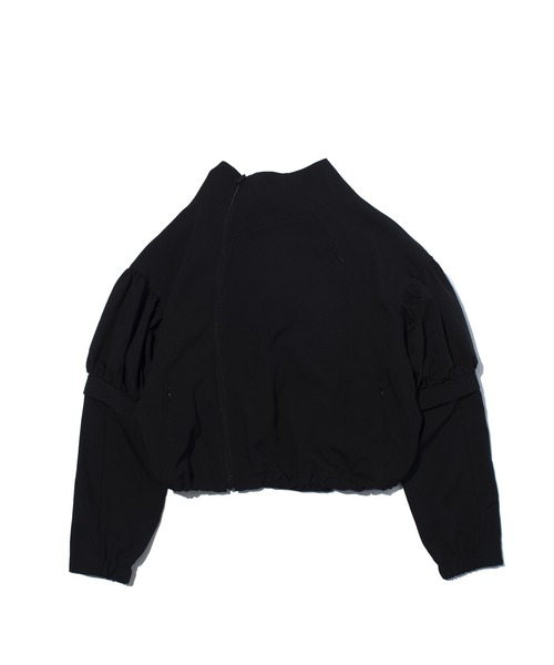 F/CE. （エフシーイー）の「F/CE. TRANSFORM GATHER SHIRT JK / エフシーイー トランスフォーム ギャザー シャツ ジャケット（その他アウター・レディース・ブラック/グレー・SMALL）」の2枚目の写真